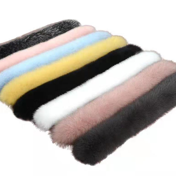 Fox fur collar